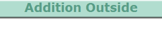 Addition Outside