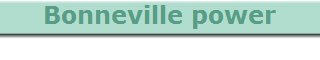 Bonneville power