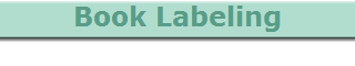 Book Labeling