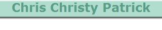 Chris Christy Patrick