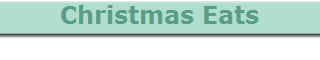 Christmas Eats