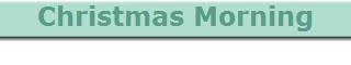 Christmas Morning