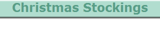 Christmas Stockings