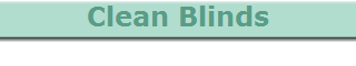 Clean Blinds