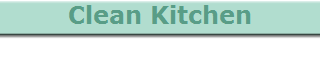 Clean Kitchen