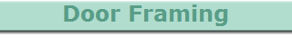 Door Framing