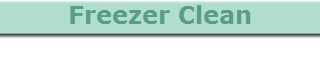 Freezer Clean