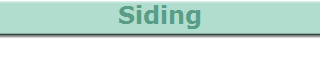 Siding