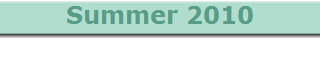 Summer 2010