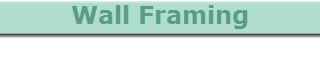 Wall Framing