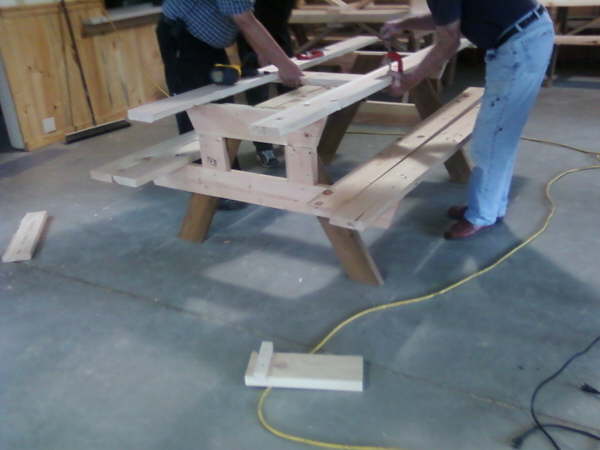 Picnic Table Construction
