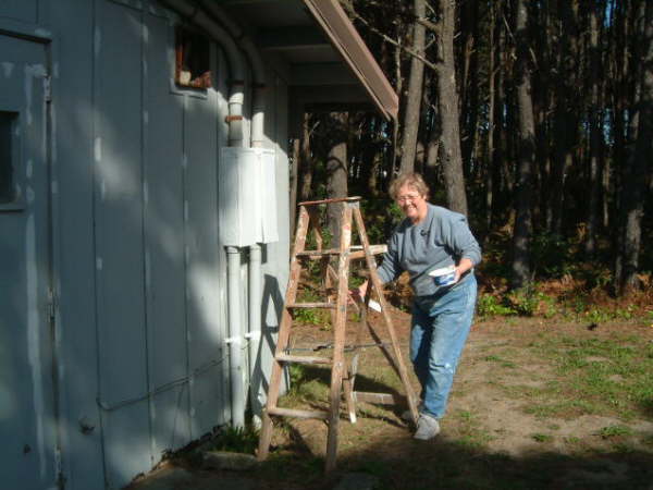 Gym Exterior Spot Paint