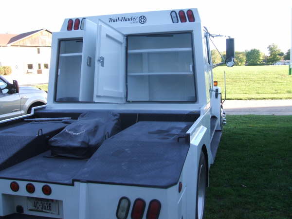 Truck tool box inside