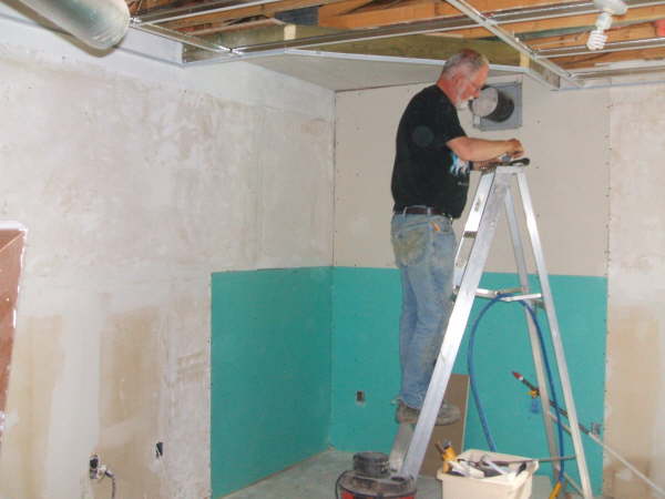 Chimney gone - Installing Ceiling Grid